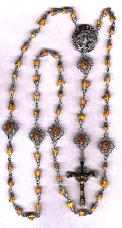 Yellow spring color rosary