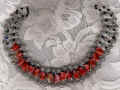 Filigree victorian beads, very elaborate choker, Click here for enlarged photo